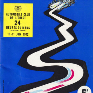 1972 24 Hours of Le Mans program