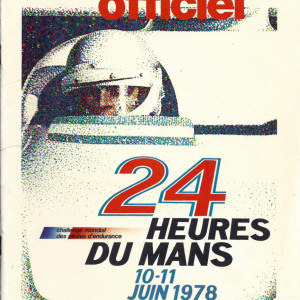 1978 24 Hours of Le Mans program