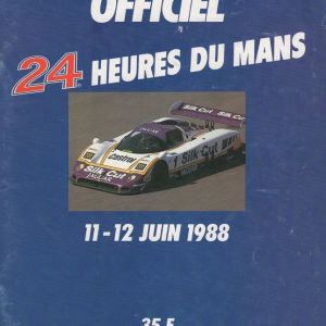 1988 24 Hours of Le Mans program