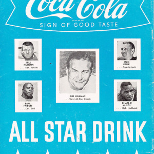 1962 AFL All-Star Game program