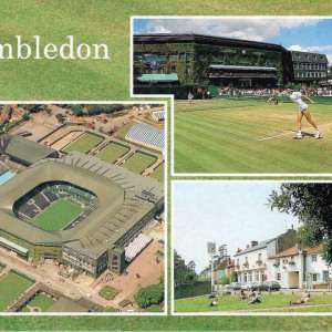 All England Lawn Tennis and Croquet Club postcard