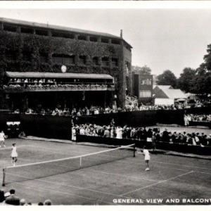 All England Lawn Tennis and Croquet Club postcard
