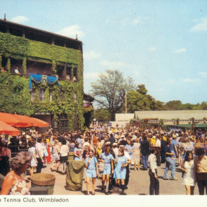All England Lawn Tennis and Croquet Club postcard