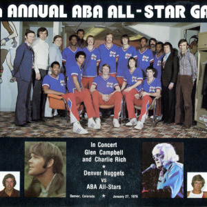 1976 American Basketball Association (ABA) All-Star Game program