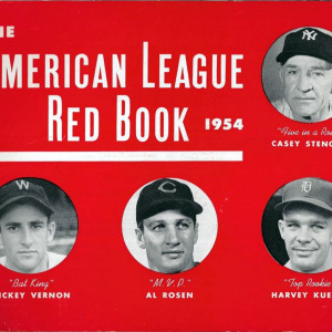 1954 American League Red Book