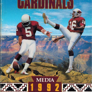 1992 Phoenix Cardinals media guide