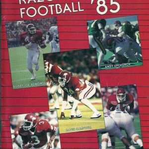 1985 Arkansas Razorbacks football media guide