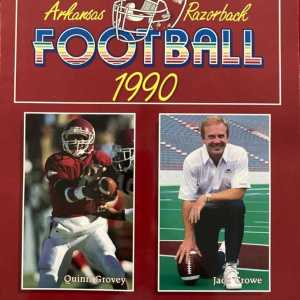1990 Arkansas Razorbacks football media guide