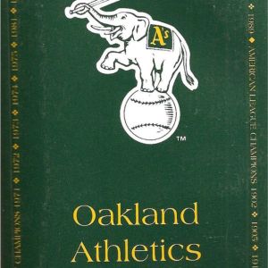 1995 Oakland Athletics media guide