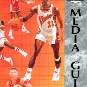 1992-93 Atlanta Hawks media guide