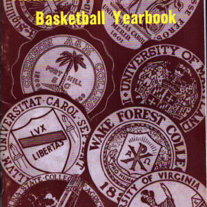 1957-58 Atlantic Coast Conference men's basketball media guide/yearbook