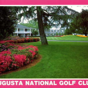 Augusta National Golf Club postcard