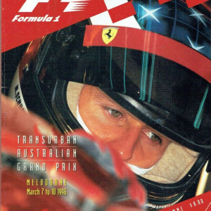 1996 Australian Grand Prix program