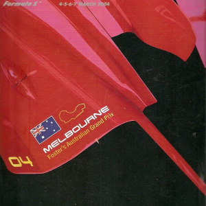 2004 Australian Grand Prix program