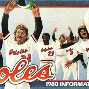 1980 Baltimore Orioles media guide