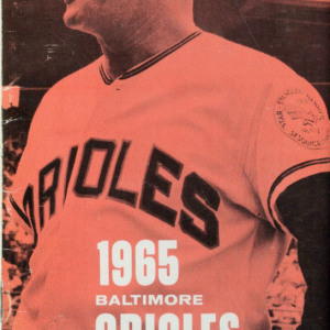1965 Baltimore Orioles media guide