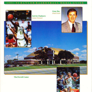 1991-92 Baylor Bears men's basketball media guide