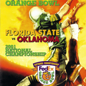 2001 Orange Bowl program