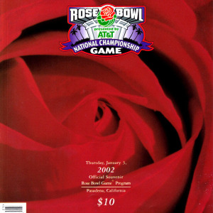 2002 Rose Bowl program