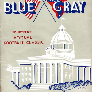 1951 Blue-Gray Football Classic program