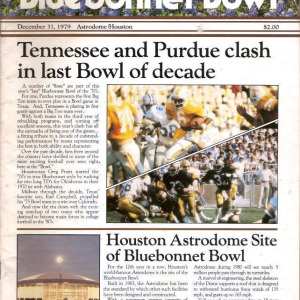 1979 Astro-Bluebonnet Bowl program