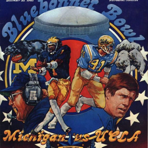 NCAA Bowl Game Program: 1981 Astro-Bluebonnet Bowl