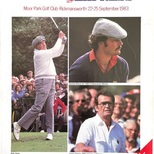 1983 Bob Hope British Classic program