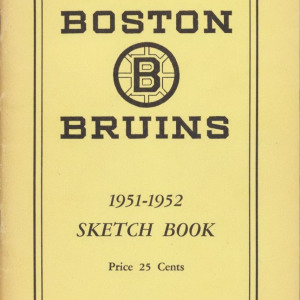 1951-52 Boston Bruins media guide
