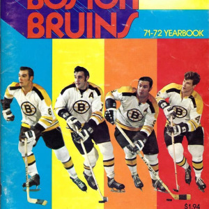 1971-72 Boston Bruins yearbook