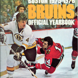 1975-76 Boston Bruins yearbook