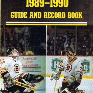 1989-90 Boston Bruins media guide