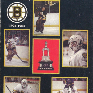 1983-84 Boston Bruins yearbook