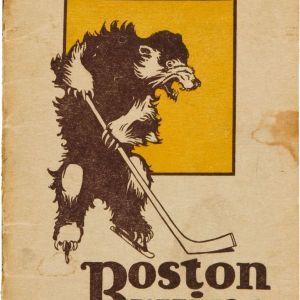 1927-28 Boston Bruins yearbook