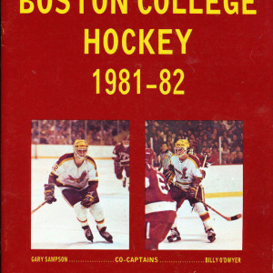 1981-82 Boston College Eagles men’s ice hockey media guide