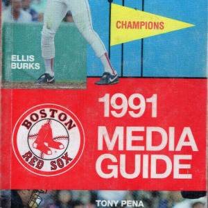 1991 Boston Red Sox media guide