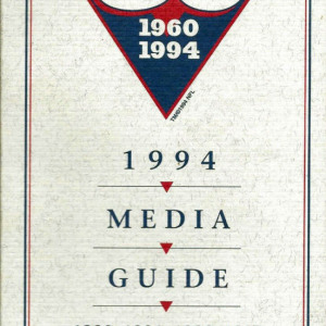 1994 Buffalo Bills media guide