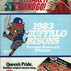 1983 Buffalo Bisons program