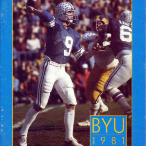 1981 BYU Cougars football media guide