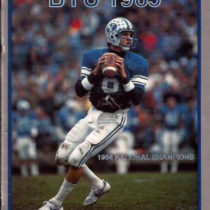 1985 BYU Cougars football media guide