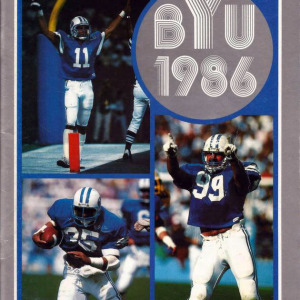 1986 BYU Cougars football media guide