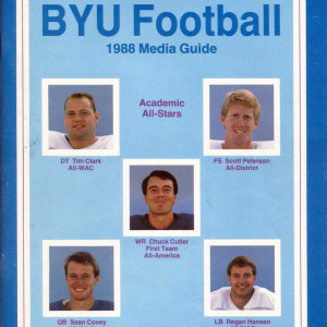 1988 BYU Cougars football media guide