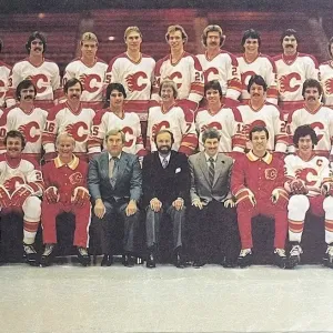1980 Calgary Flames Christmas Card
