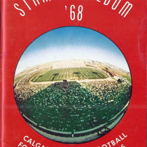 CFL Media Guide: Calgary Stampeders (1968)