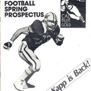 1982 California Golden Bears football spring prospectus