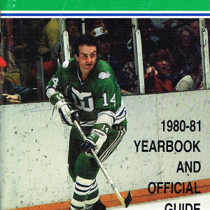 1980-81 Hartford Whalers media guide/yearbook