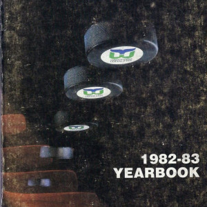 1982-83 Hartford Whalers media guide/yearbook
