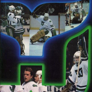 1984-85 Hartford Whalers media guide/yearbook