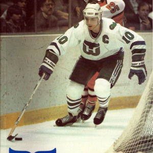 1985-86 Hartford Whalers media guide/yearbook