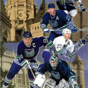 1995-96 Hartford Whalers media guide