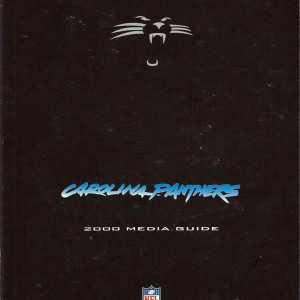 2000 Carolina Panthers media guide